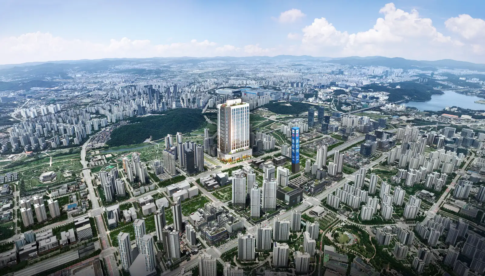 동탄역 루센채 광역 조감도